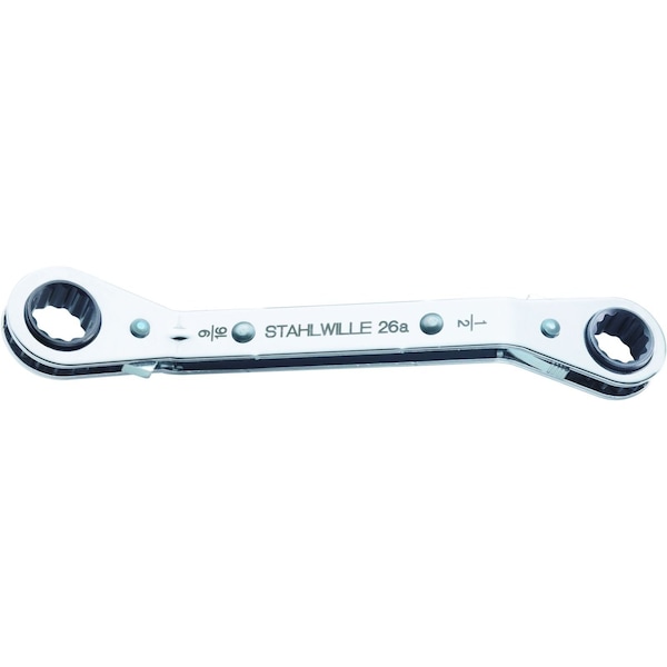 Stahlwille Tools Ratchet ring Wrench Size 3/8 x 7/16 " L.139 mm - 41552428