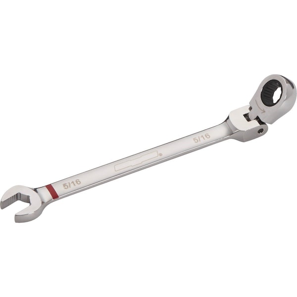 Channellock Standard 5/16 In. 12-Point Ratcheting Flex-Head Wrench - 317403