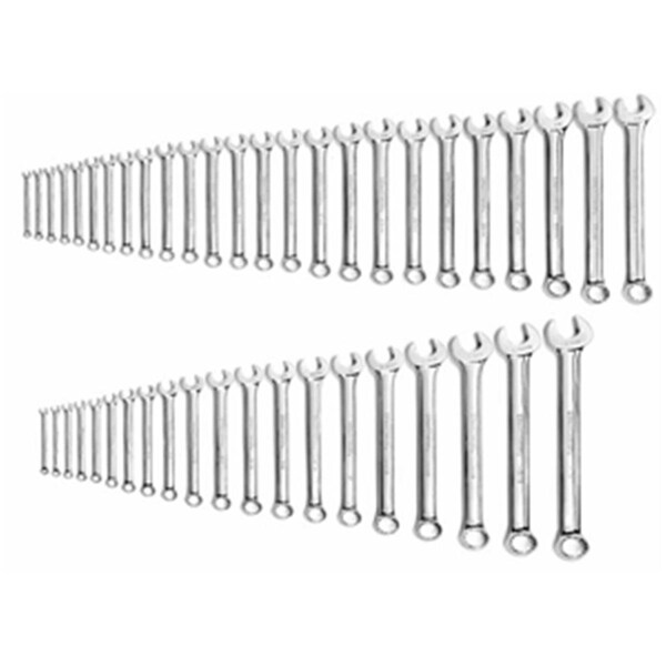 Beautyblade 44 Pc 12Pt Long Pattern Combination Wrench Set - BE1658686