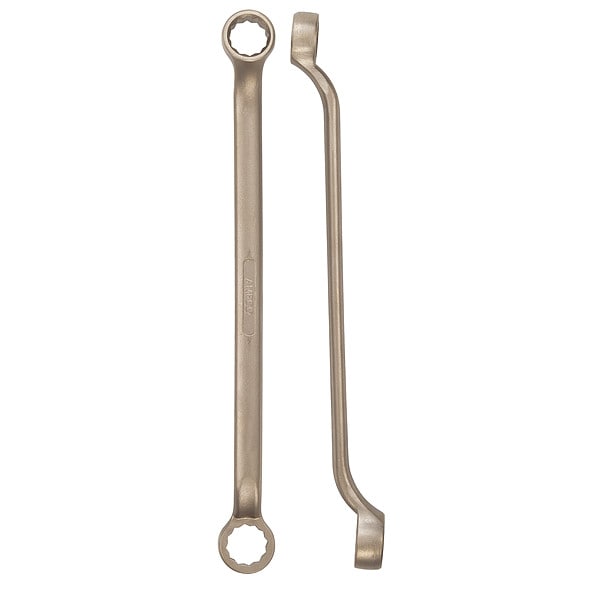 Ampco Safety Tools Double Box End Wrench, 7-1/2" L, Metric - 0814