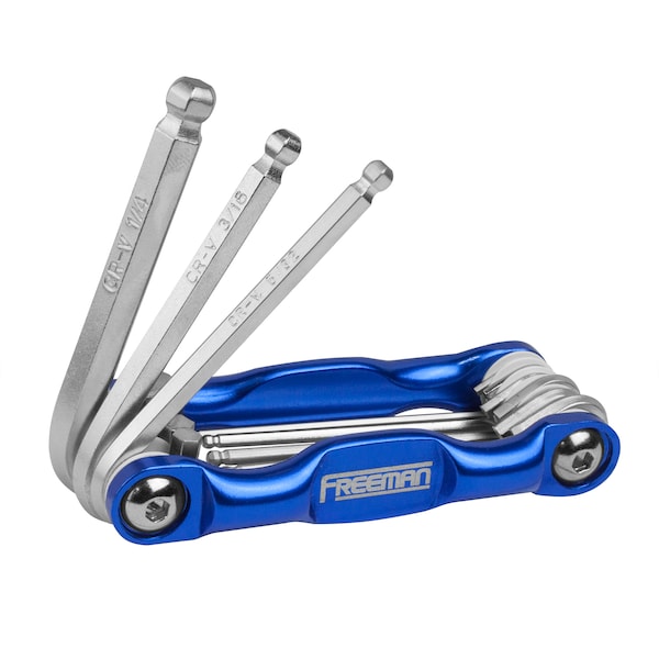 Freeman 24 Piece SAE/Metric/Torx? Fold-Up Torx? Key Set, P3PHKS - P3PHKS