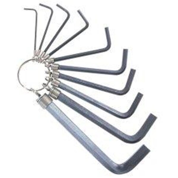 K-Tool International 10 Piece Metric Hex Key Set on a Ring - KTI71480