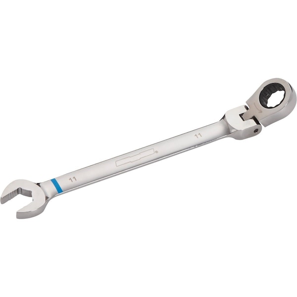 Channellock Metric 11 mm 12-Point Ratcheting Flex-Head Wrench - 321117