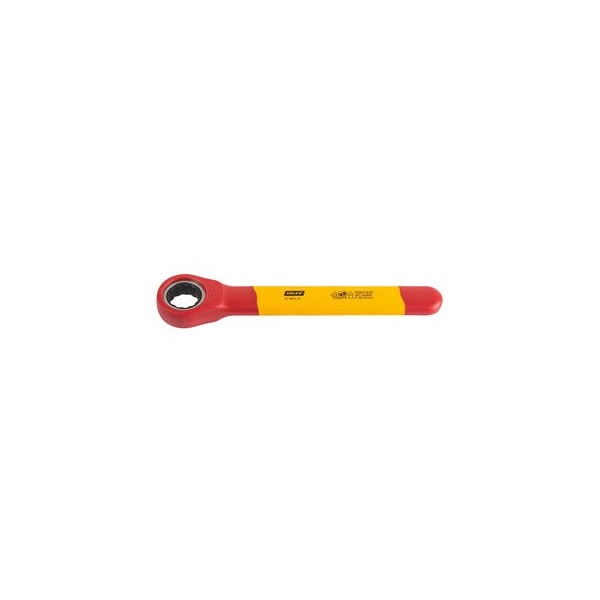 Holex Single ended ratchet ring wrench fully insulated- Width across flats: 24mm - 614833 24