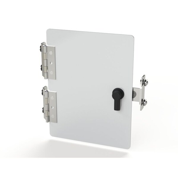 Saginaw Control & Engineering Panel, 8-1/2 in. H x 6-1/2 in. W x 0.08 in. L, Carbon Steel - SCE-DFJ1008