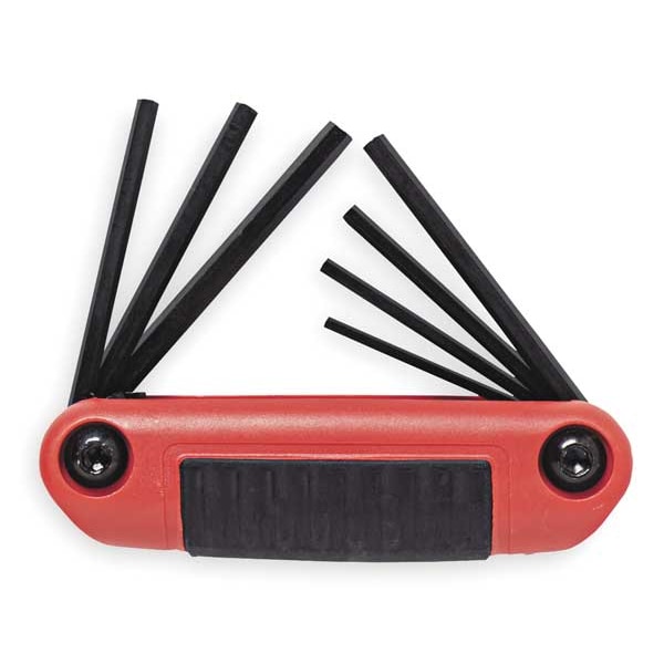 Proto 9 Piece SAE Fold-Up Hex Key Set, J4992CG - J4992CG