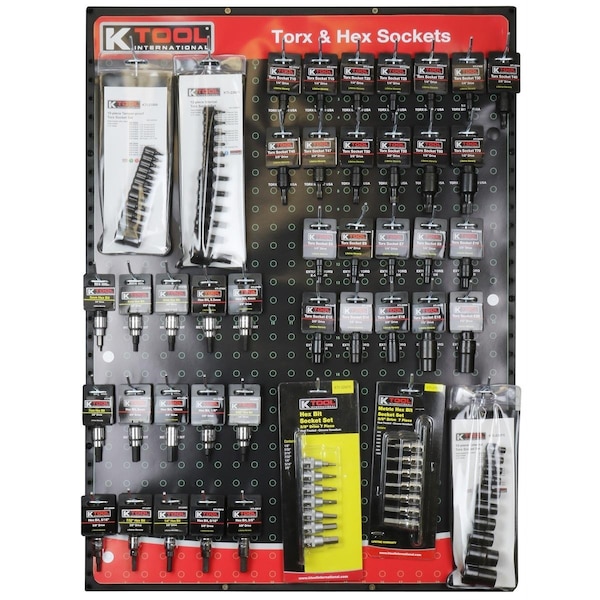 K-Tool International 43 Piece SAE/Metric/Torx? Torx? Key Set - KTI0811