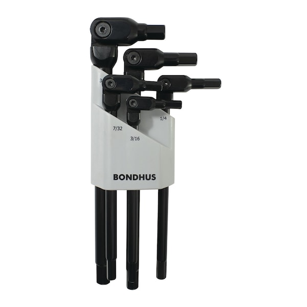 Bondhus 5 Piece Hex Key Set, 162-00024 - 162-00024