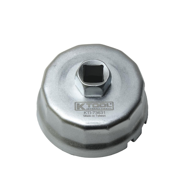 K Tool Intl Oil Filter Soc Toyota 64.5Mm-P14 1/2 Dr 21Mm - SF-8093