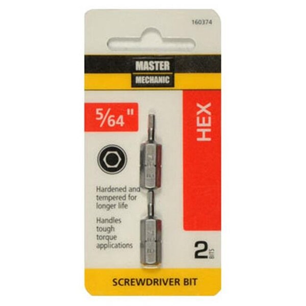 Disston Disston 160374 0.07 in. Master Mechanic HexKey with 1 in. Insert Bit - 2 Per Pack - 160374