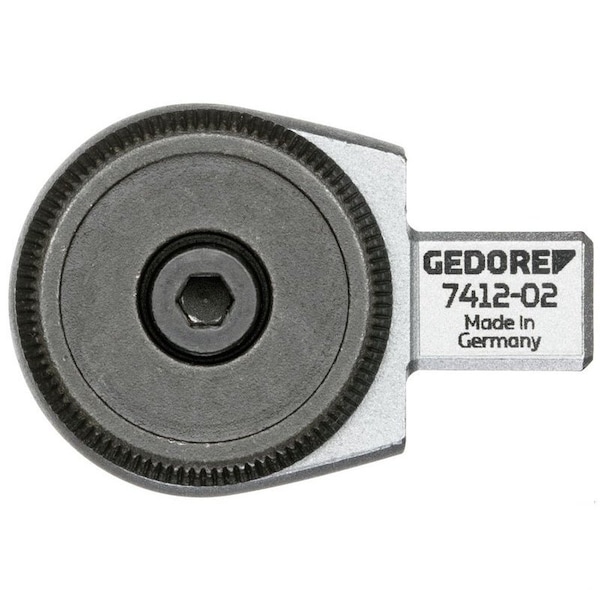 Gedore Torque Wrench Head, Ratchet, 9x12, 3/8" - 7412-01