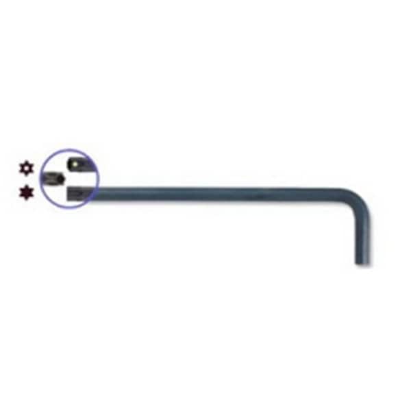 Bondhus Torx Wrench, ProHold, T25, Long Length, L Shape, 3.8 in. Long with Hang Tab - BND71825