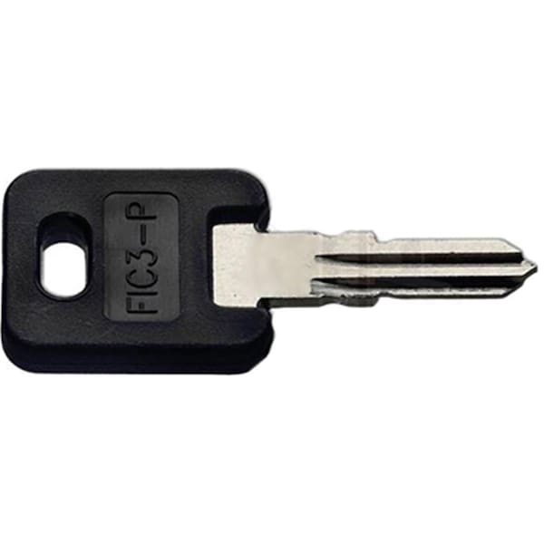 Kaba-Ilco Black Plastic Head Vehicle Key, 5PK - KA44562