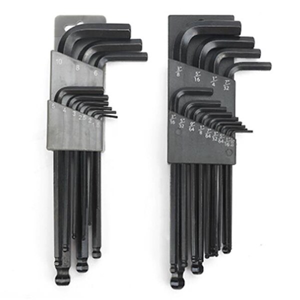 Hangzhou Great Star Industrial Hangzhou Great Star Industrial 228914 Master Mechanic Combo SAE & Metric Ball-Hex-L Key Set; 22 Piece - 228914