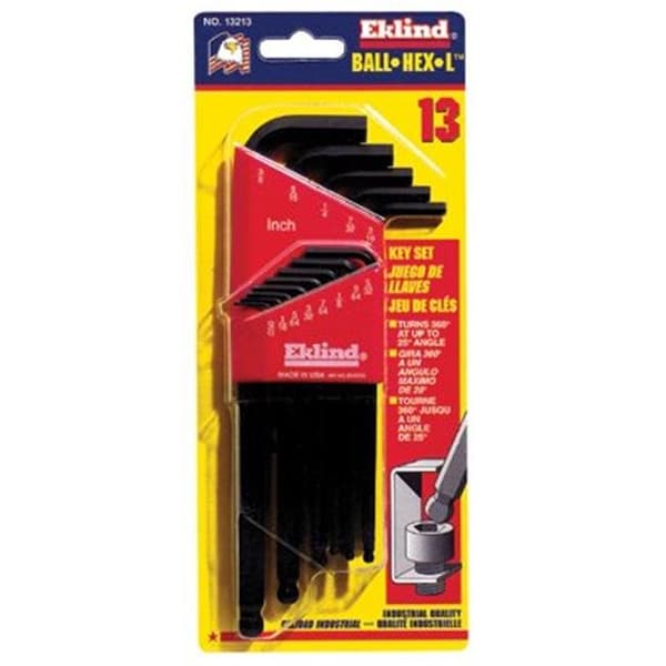 Eklind Eklind Tool 269-13213 13-Pc Ball-Hex-L-Wrenchkey Set Long Series - 269-13213