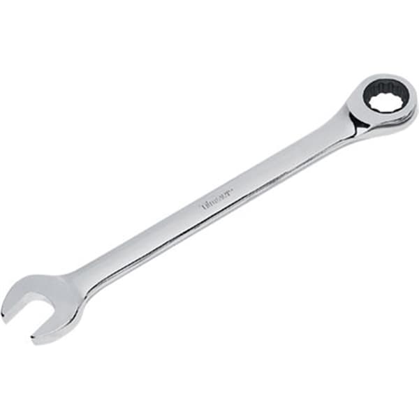 Titan Combination Ratcheting Wrench, 17mm Ratcheting Box End and Standard Open End - 12517