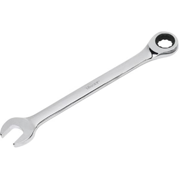 Titan Combination Ratcheting Wrench, 24mm Ratcheting Box End and Standard Open End - 12524