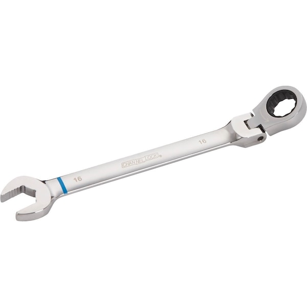Channellock Metric 16 mm 12-Point Ratcheting Flex-Head Wrench - 321583