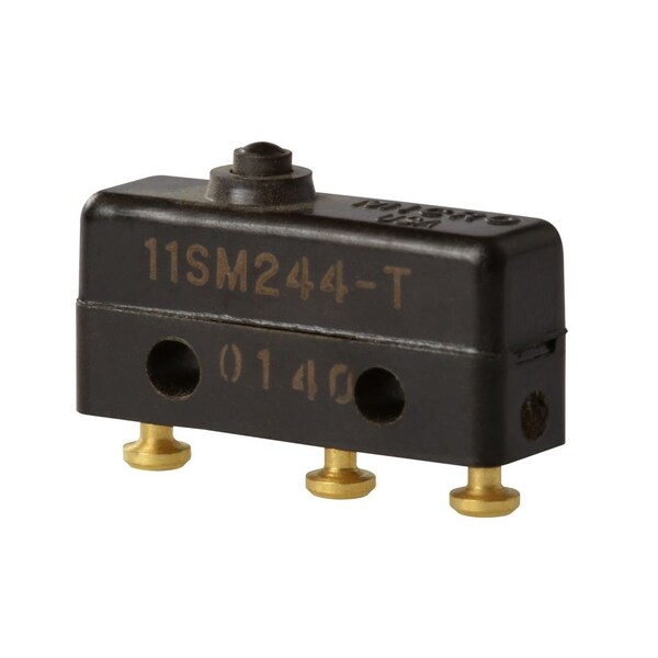 Interruptor de Honeywell de acción instantánea/limite, SPDT, momentáneo, 5A, 30Vcc, 4.14mm, terminal de soldadura, tipo de hoja de acero - 111SM115-H58