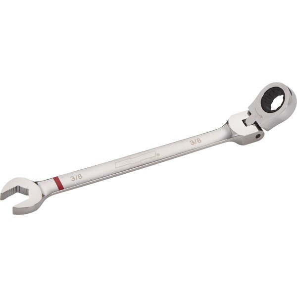Channellock Standard 3/8 In. 12-Point Ratcheting Flex-Head Wrench - 317411