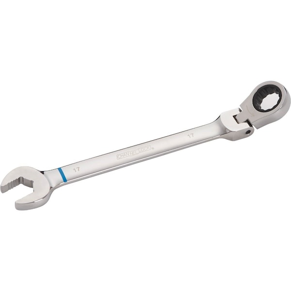 Channellock Metric 17 mm 12-Point Ratcheting Flex-Head Wrench - 321592