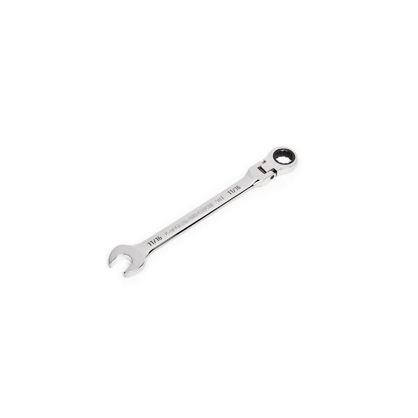Gearwrench 11/16" 90-Tooth 12 Point Flex Head Ratcheting Combination Wrench - 86748