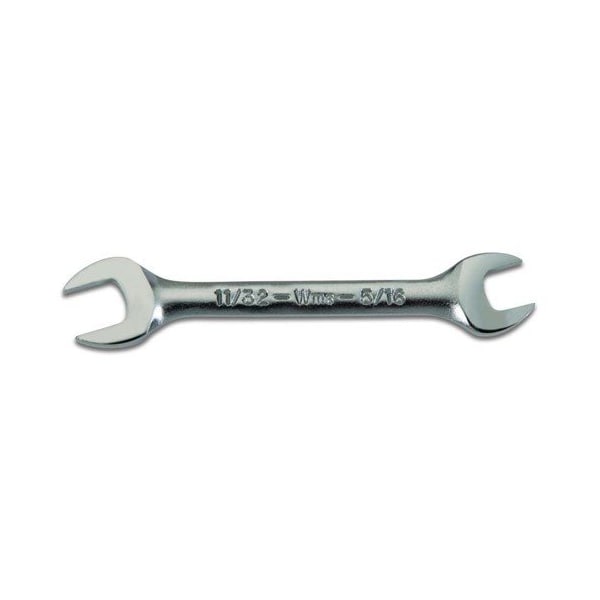 Williams Open End Wrench, Rounded, 5/16 x 11/32 Inch Opening - JHWOES-1011