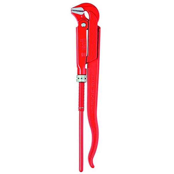 Knipex 29 in L 5 1/8 in Cap. Alloy Steel Swedish Pipe Wrench - 83 10 040