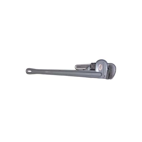 K-Tool International 24" L 3-1/2" Cap. Aluminum Aluminum Pipe Wrench, 3-1/2" Cap, 24" - KTI-49124