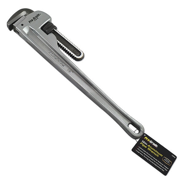 Pro-Grade Tools 18" L Aluminum Aluminum Pipe Wrench 18" - 11818