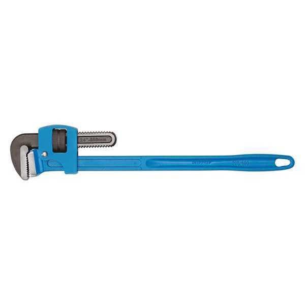 Gedore 14 in L 1 1/2 in Cap. Alloy Steel Straight Pipe Wrench - 225 14