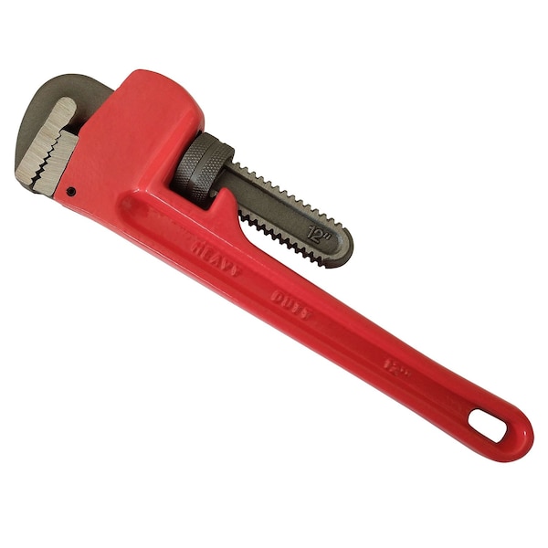 Steel Grip Heavy Duty Pipe Wrench 12 in. L 1 pc - DR76584