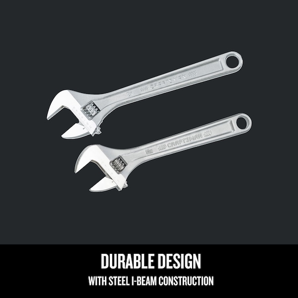 Craftsman Wrenches, 2-pc All Steel Wrench Set - CMMT12002