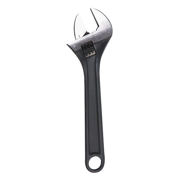 Westward Adjustable Wrench, 18 in, 2 in Jaw Capacity, Black - 1NYB6