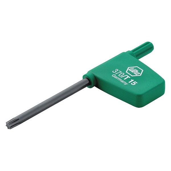 Wiha Torx(R) Flag Handle Torx(R) Key, T9 Tip Size, 1 19/32 in Long, 15/16 in Short, 10 PK - 37059