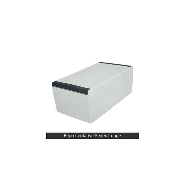 Hammond Plastic Electrical Enclosures, 9.06 in H, 3.54 in D, 5.12 in W, NEMA 4X, Clip On - R290-132-000