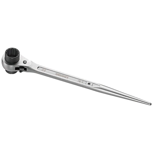 Teng Tools PGW1922 19 x 22mm Ratcheting Podger Scaffold Wrench - PGW1922