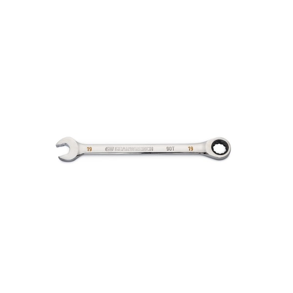 Gearwrench 19mm 90-Tooth 12 Point Ratcheting Combination Wrench - 86919