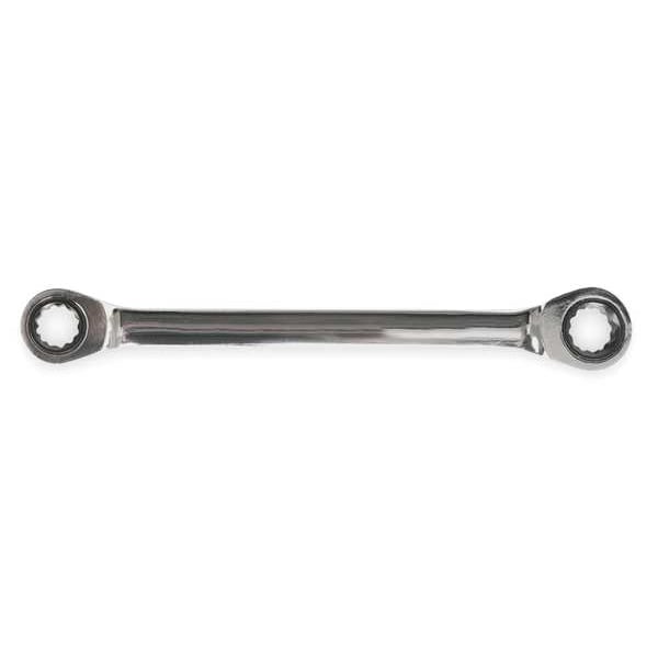 Westward Ratcheting Box Wrench, Head Size 8 x 9mm - 1LCW4