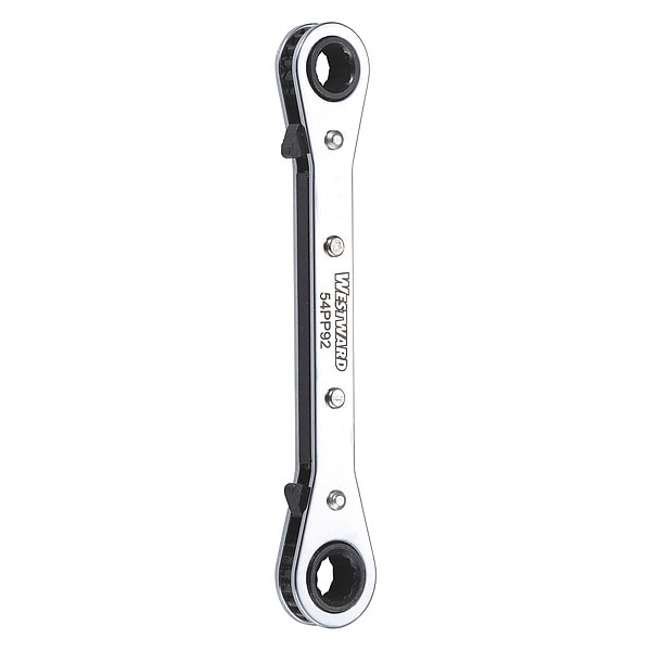 Westward Ratcheting Box End Wrench, 5-1/2" L - 54PP92