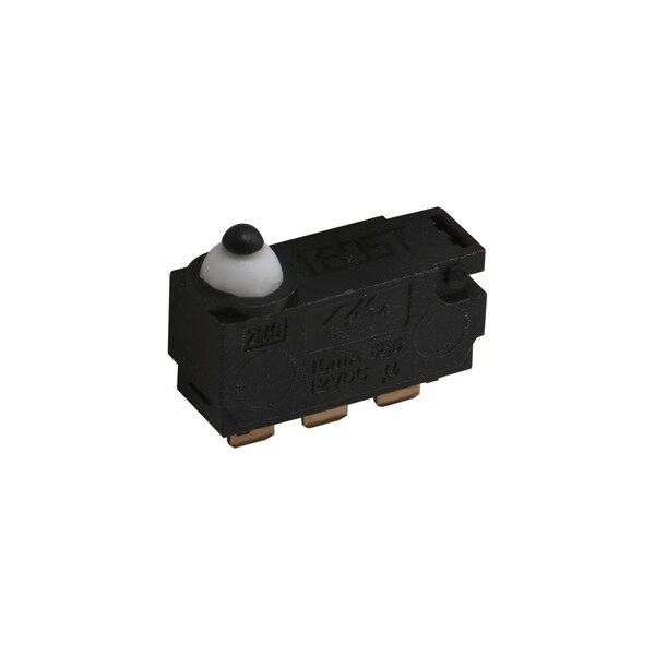 Componentes de C&K Interruptor de acción rápida / límite, Spdt, Momentáneo, 3A, 12Vdc, 1.6mm, Terminal de soldadura, Actuador de pulsador de pasador - ZMSH03130P00LLC