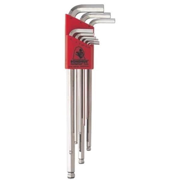 Bondhus Bondhus 116-17099 9 Pc Metric Chrome Plated Balldriver Set - 116-17099
