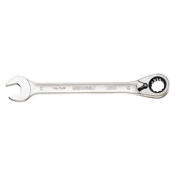 Gedore Reversible Ratchet Wrench, 19mm - 7 UR 19