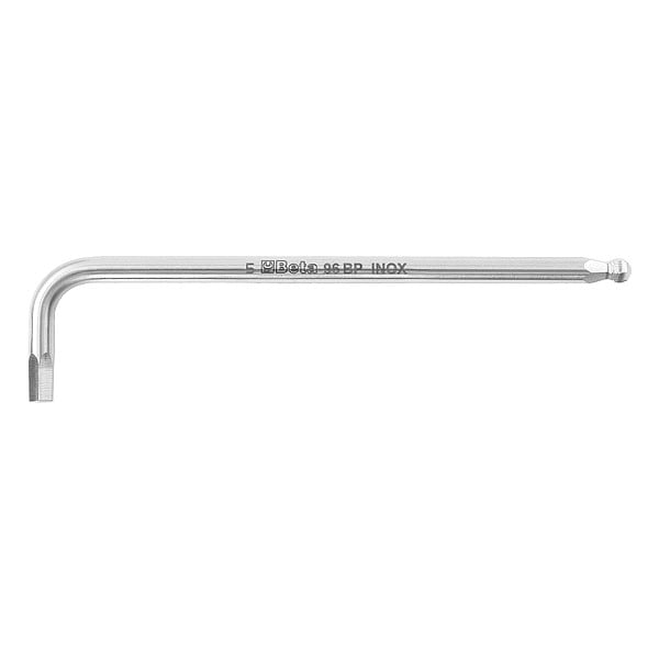 Beta Metric Plain Ball Hex Key, 2.5 mm Tip Size, 3 39/64 in Long, 7/8 in Short - 000961442