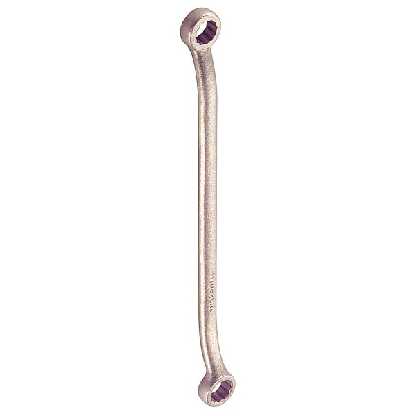 Ampco Safety Tools Nonsparking Box Wrench, 7/16x1/2in, 7-3/4L - W-3120