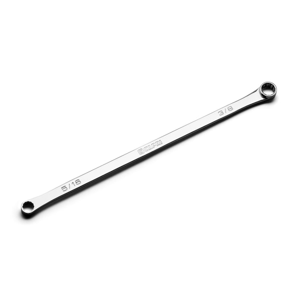 Capri Tools 5/16 in x 3/8 in 0-Degree Offset Extra-Long Box End Wrench - CP11800-51638