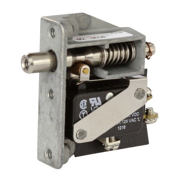 Interruptor de acción instantánea / límite Honeywell, Spdt, Momentáneo, 5A, 30Vdc, 7.93mm, actuador de émbolo, montaje en panel - 17AC18-T