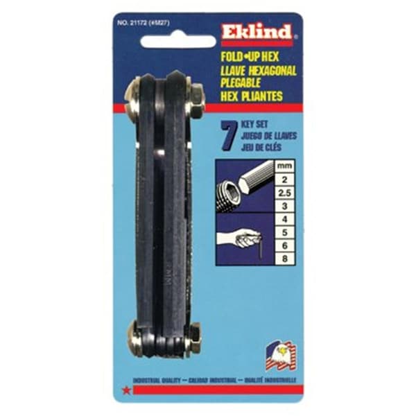 Eklind Eklind Tool 269-21172 M27 Metric Size Hex Keyset - 269-21172
