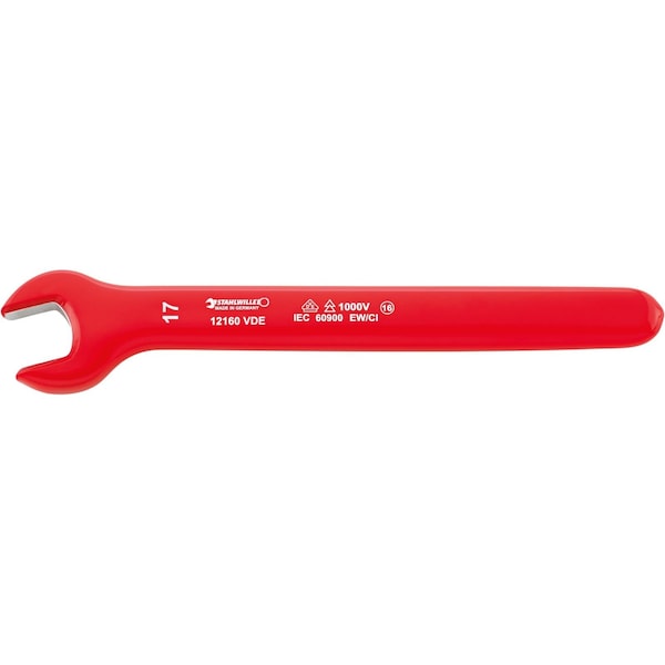 Stahlwille Tools VDE single-ended open-jaw Wrenchs Size 10 mm L.140, 7 mm - 44180010