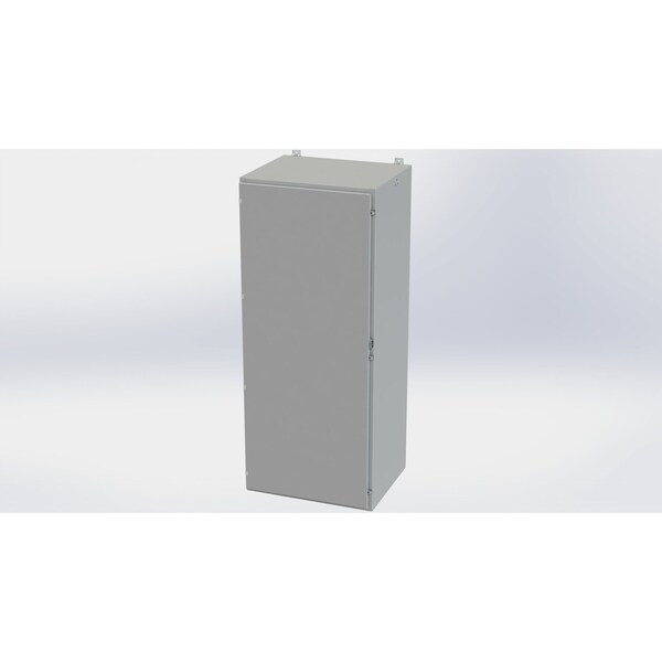 Saginaw Control & Engineering Carbon Steel Electrical Enclosures, 72 in H, 24 in D, 30 in W, NEMA 4, Hinged - SCE-72H3024LP